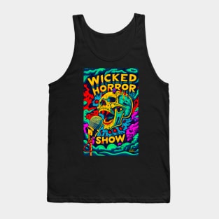 Wicked Horror Show Screaming Skull Tank Top